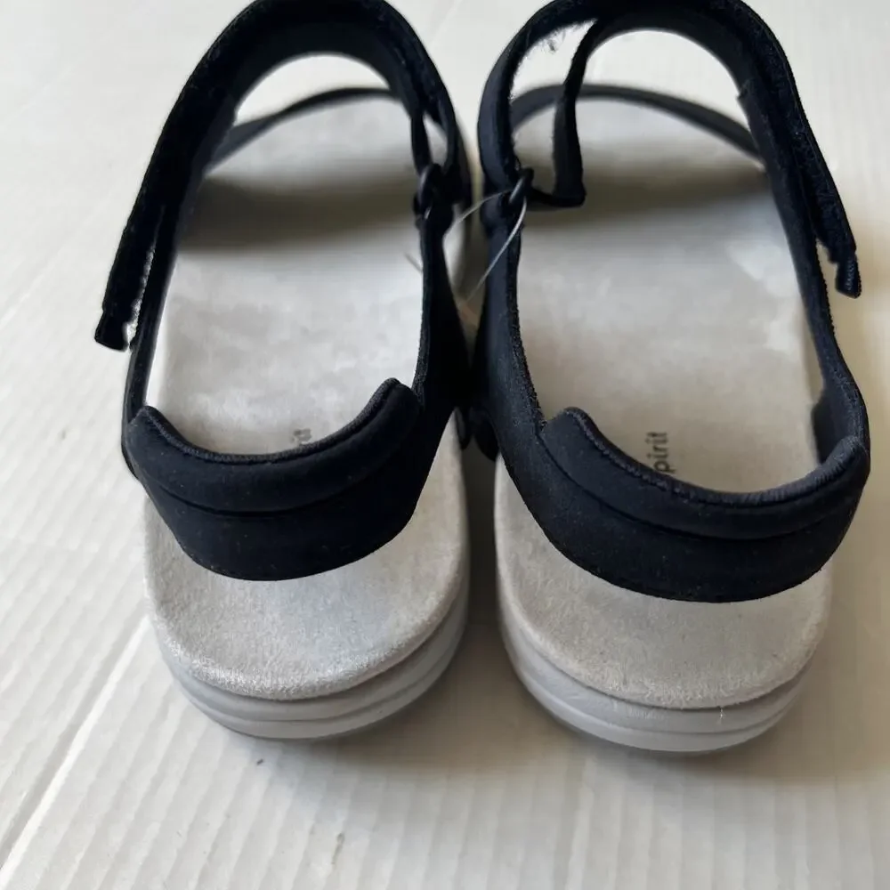 Easy Spirit Shailey Wide Sz 10WW Women's Dark Blue Sandals NWB